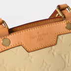 Louis Vuitton Blair MM Handbag 2-Way Monogram Vernis Yellow Brown — view 7
