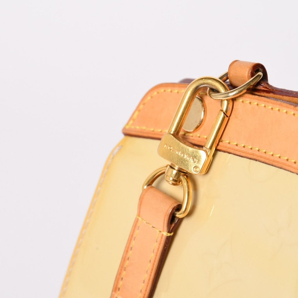 Louis Vuitton Blair MM Handbag 2-Way Monogram Vernis Yellow Brown — view 6