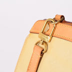 Louis Vuitton Blair MM Handbag 2-Way Monogram Vernis Yellow Brown — view 6