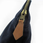 Hermes Bolide Pouch Canvas Cotton Navy Makeup Case — view 7