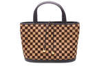 Louis Vuitton Damier Sauvage Impala Handbag Calf Hair Leather Gold