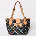 Louis Vuitton Takashi Murakami Monogram Multicolor Annie MM Shoulder Bag Noir