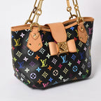 Louis Vuitton Takashi Murakami Monogram Multicolor Annie MM Shoulder Bag Noir — view 3