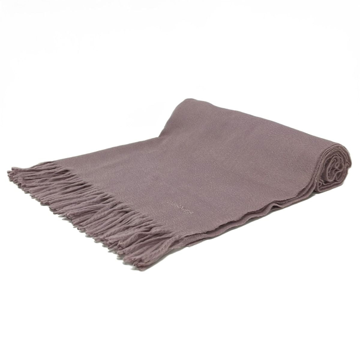 Hermes Shawl Light Purple Cashmere Scarf