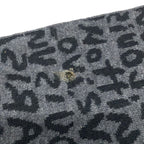 Louis Vuitton Scarf Echarpe Graffiti Brown Marine Wool — view 5