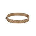 Louis Vuitton Bangle Calf Nanogram Pink Gold Bracelet