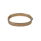 Louis Vuitton Bangle Calf Nanogram Pink Gold Bracelet — view 3