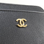 Chanel Coin Case Coin Purse Black — view 3