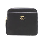 Chanel Coin Case Coin Purse Black