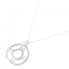 Tiffany & Co Atlas Open Medallion Necklace — view 2