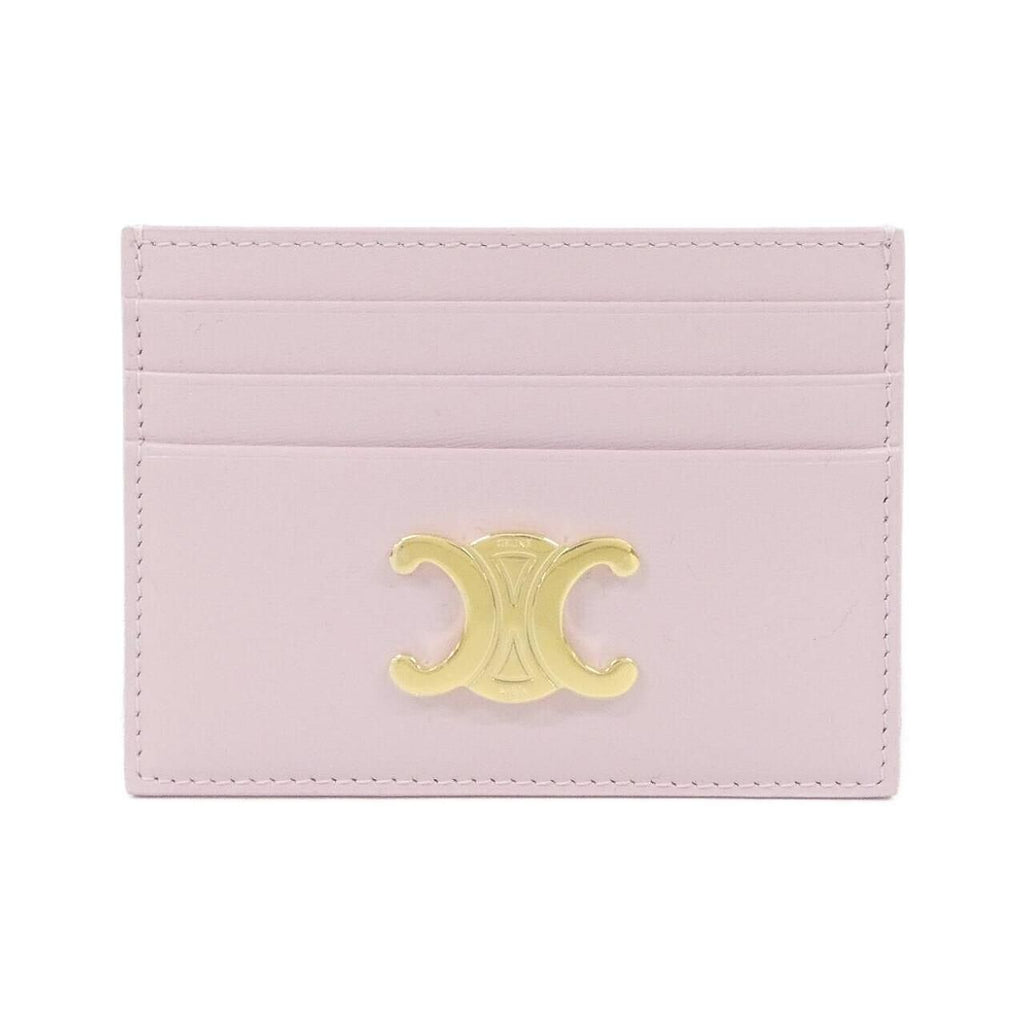Celine Card Case Card Holders Pink