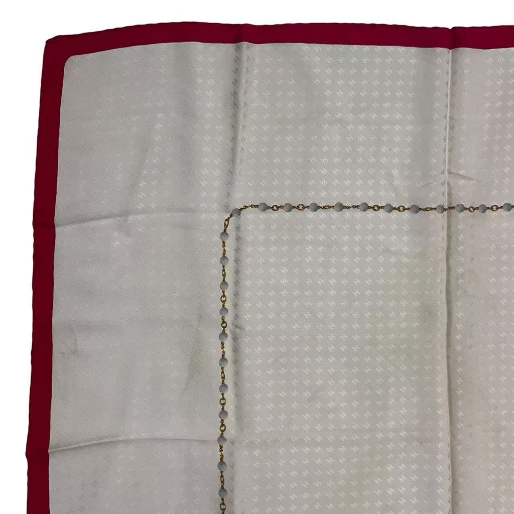Chanel Logo Scarf Ivory — view 2