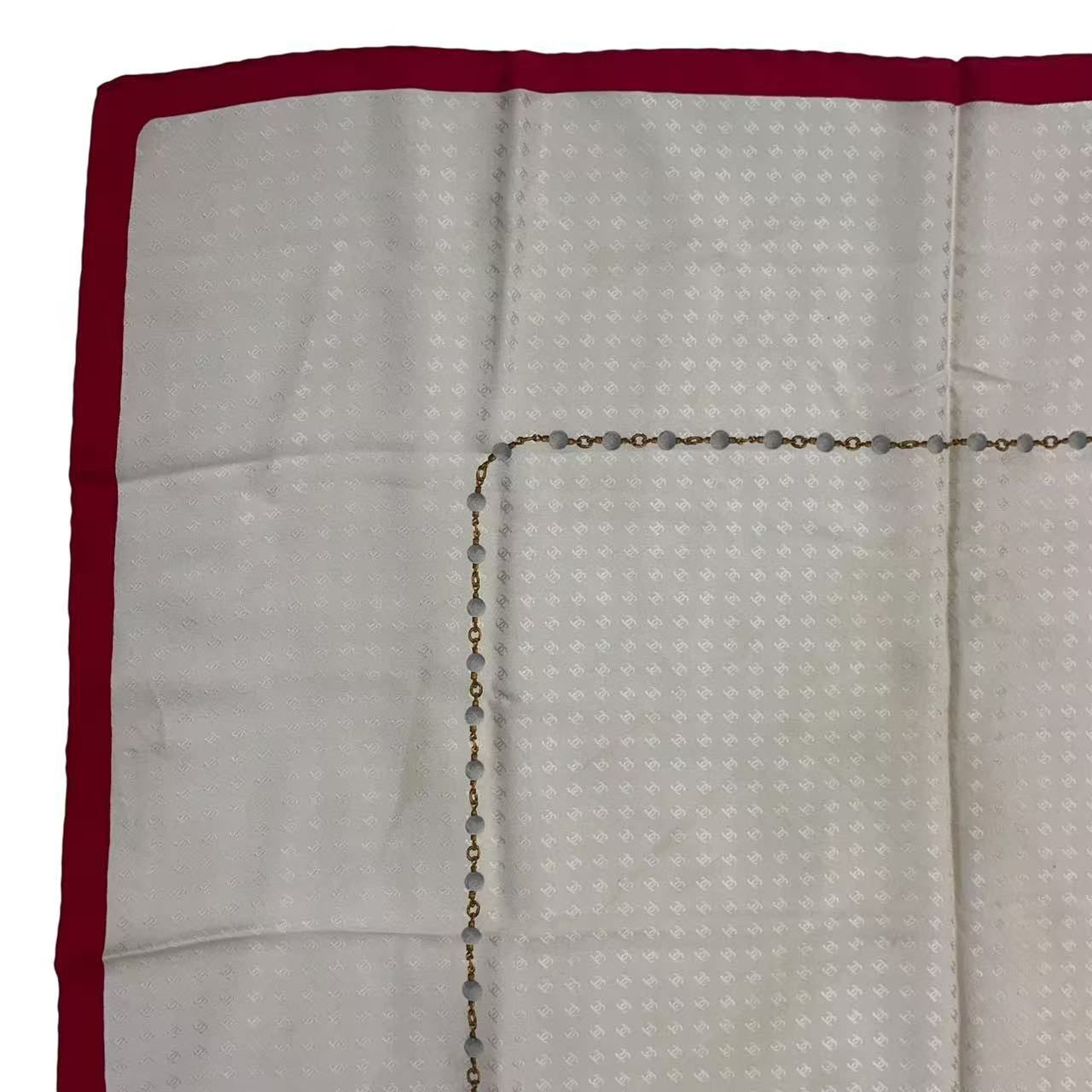Chanel Logo Scarf Ivory — view 2