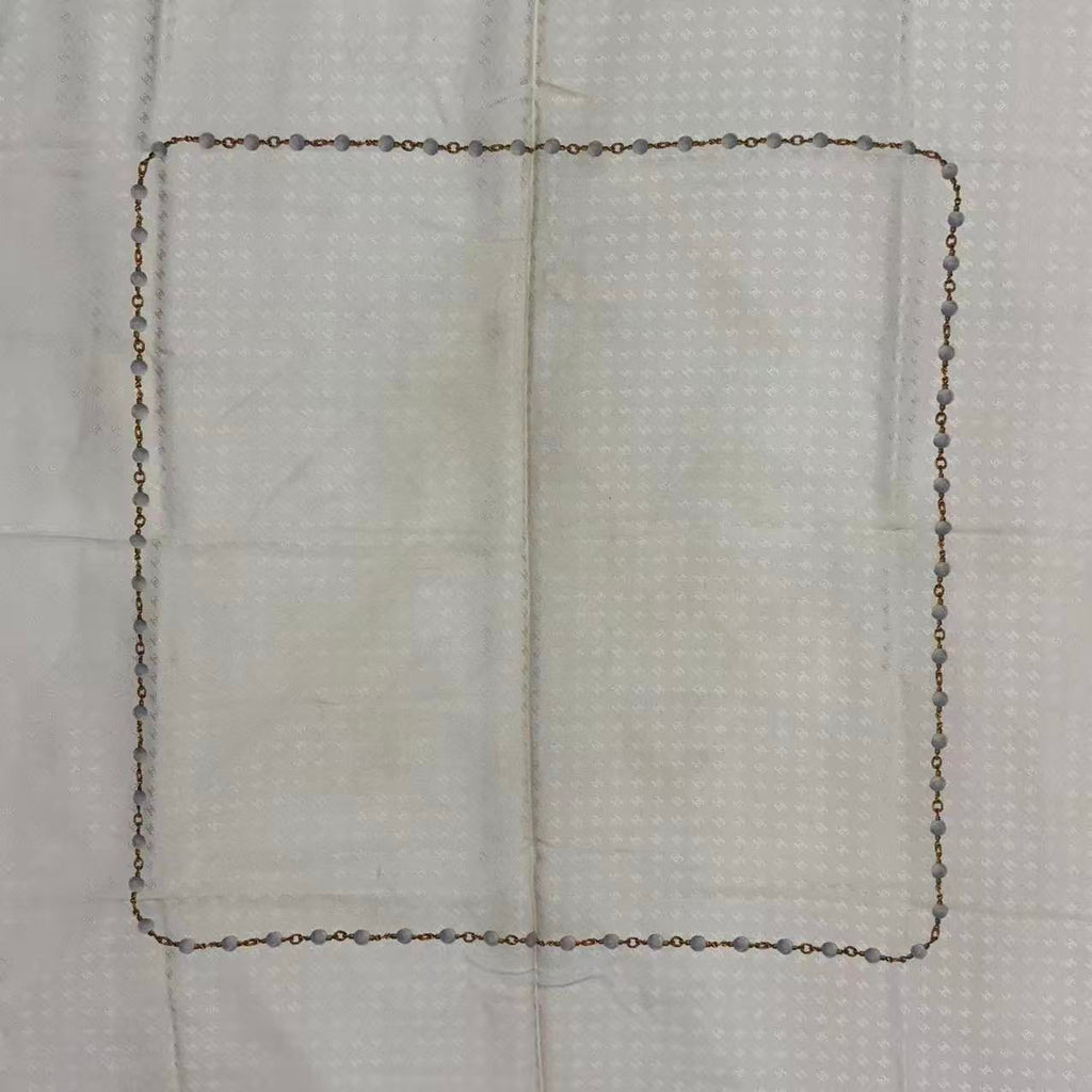 Chanel Logo Scarf Ivory — view 6
