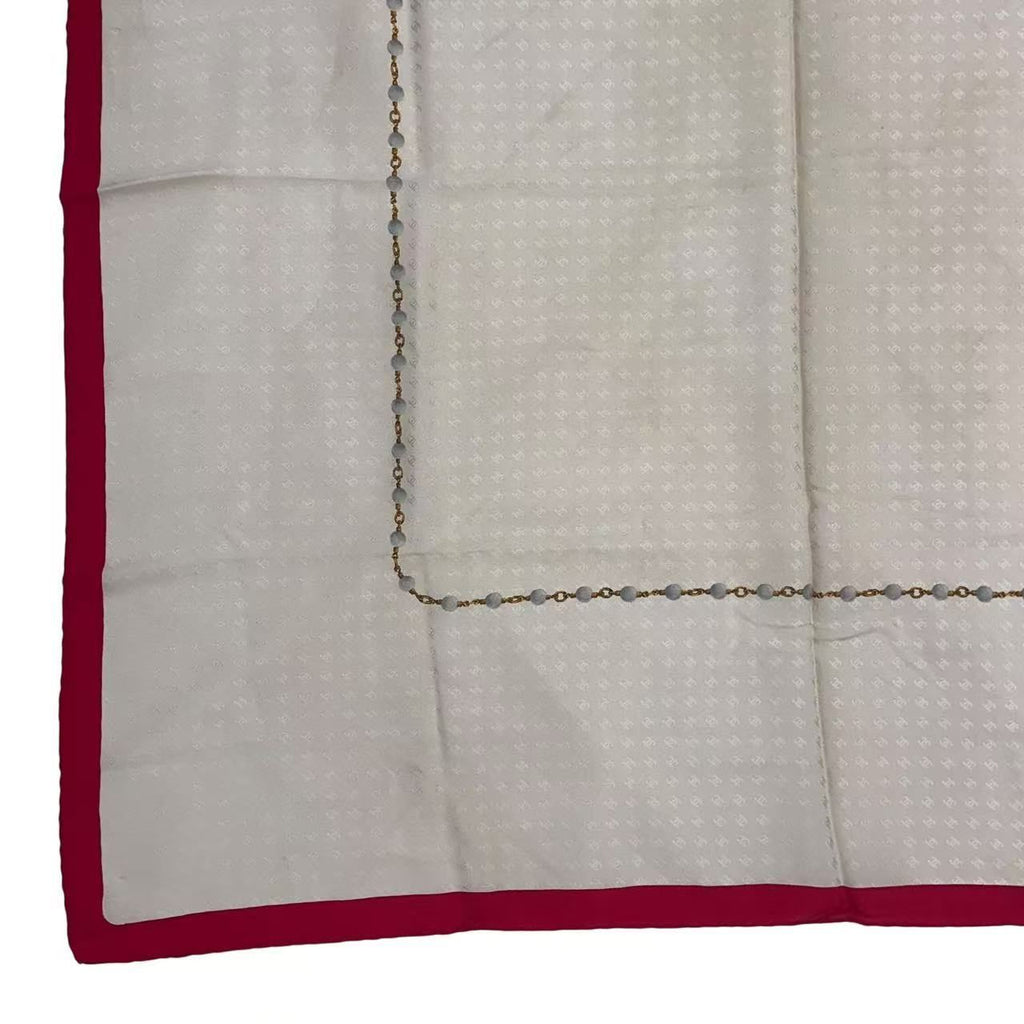 Chanel Logo Scarf Ivory — view 5