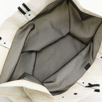 Gucci Pattern Canvas White Tote — view 6