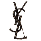 Saint Laurent Paris YSL Opium Brooch Silver