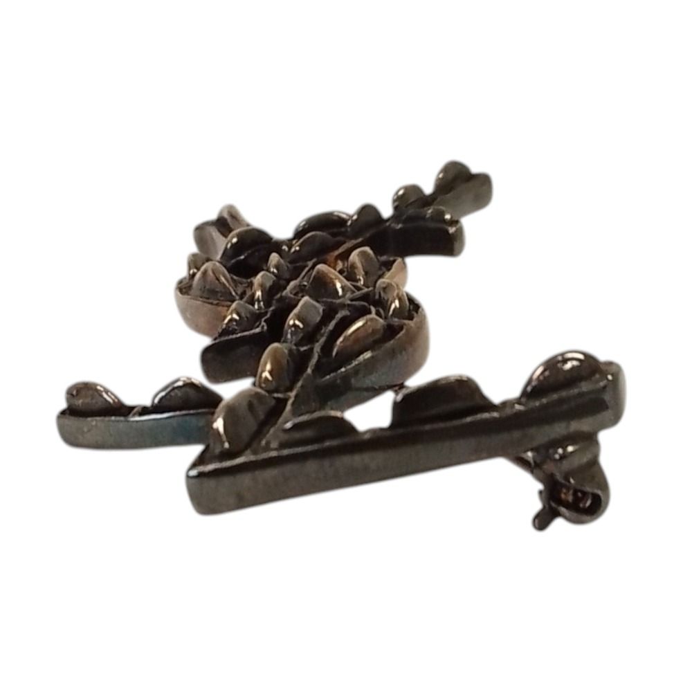Saint Laurent Paris YSL Opium Brooch Silver — view 4