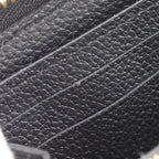 Louis Vuitton Portefeuille Clemence Zip Around Monogram Empreinte Noir Black — view 7