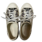 Dior Walk'n' Florilegio Flower Embroidery Sneakers 36 White — view 4