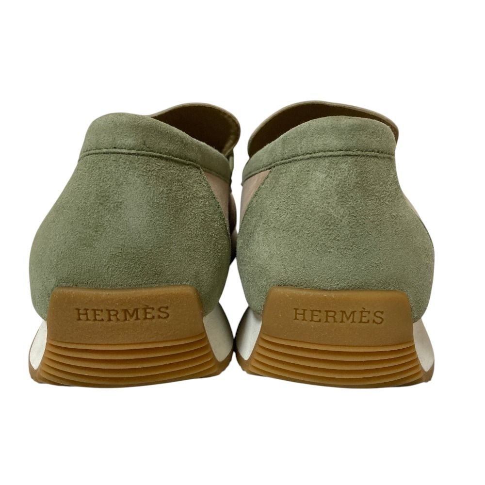 Hermes Ground Loafer Suede Loafers Sneakers 39 Multicolor — view 3