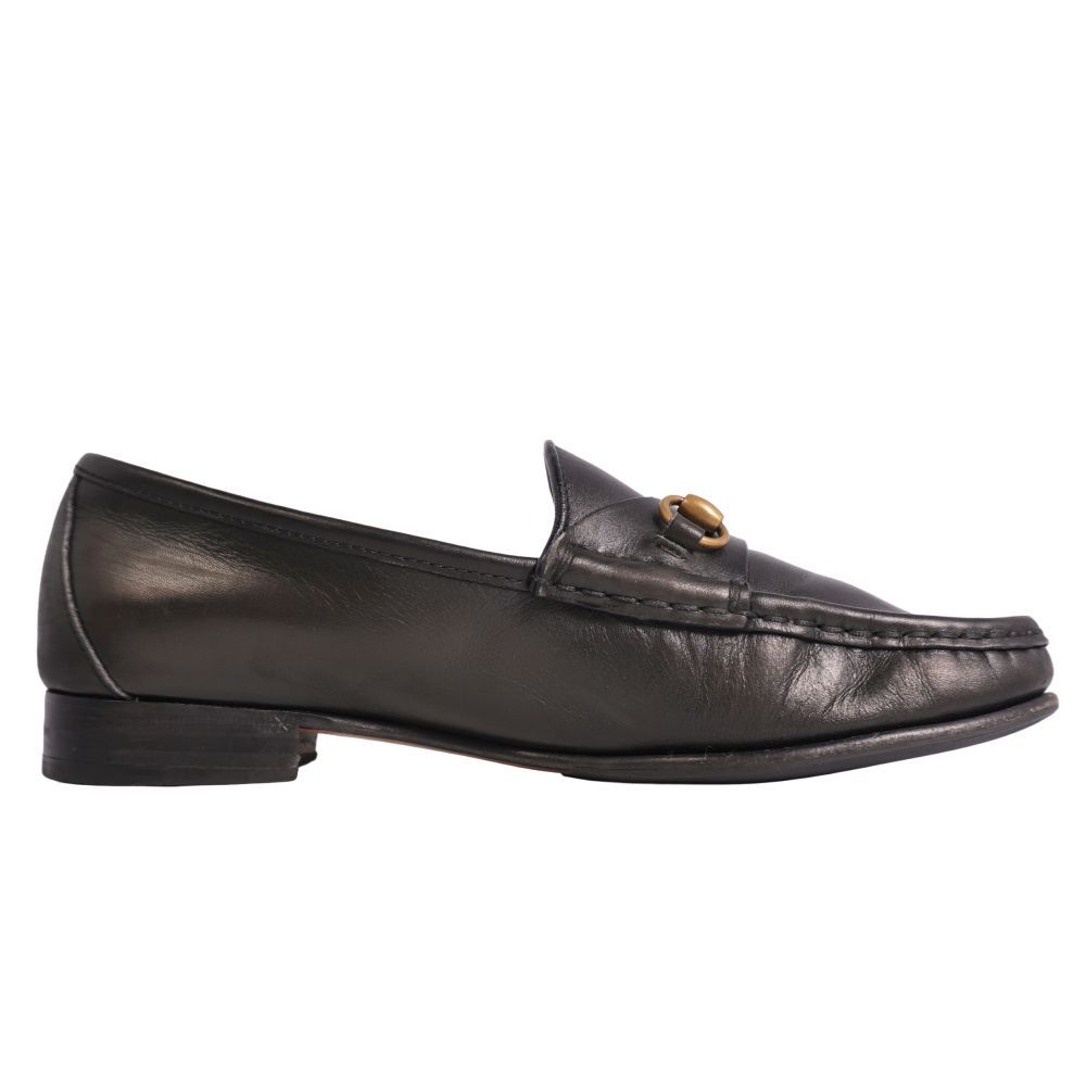 Gucci Loafers Moccasins Horsebit Leather Shoes — view 6