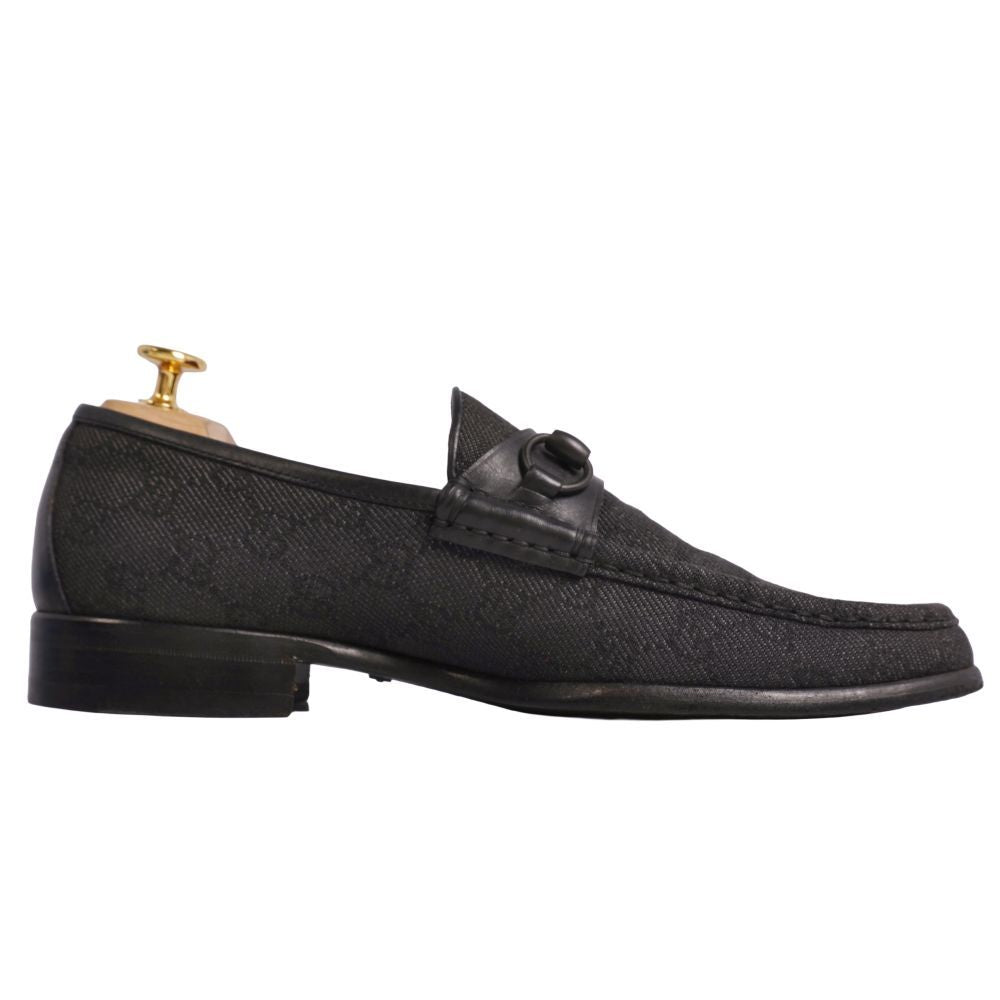 Gucci Loafers Moccasins Horsebit GG Pattern Canvas — view 6