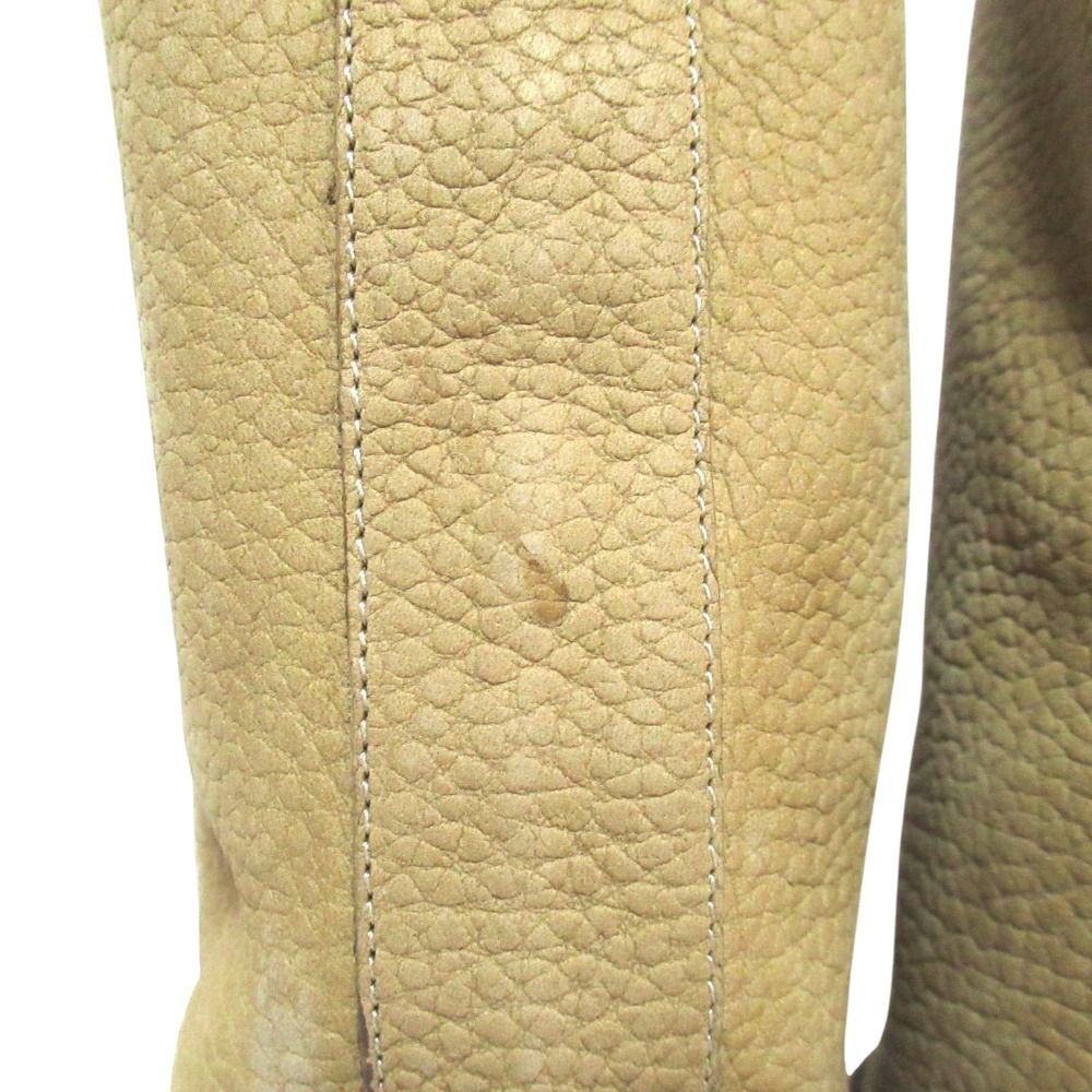 Louis Vuitton LV Logo Ring Leather Engineer Boots 8 Sand Beige