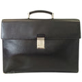 Prada Saffiano Leather Briefcase Business Black