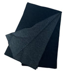 Chanel Silk Knit CC Logo Large Shawl Scarf Charcoal Gray — view 2