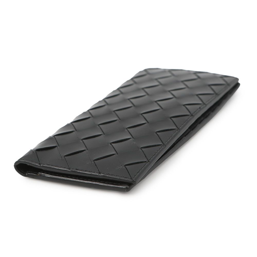 Bottega Veneta Wallet Intrecciato Leather Black — view 2