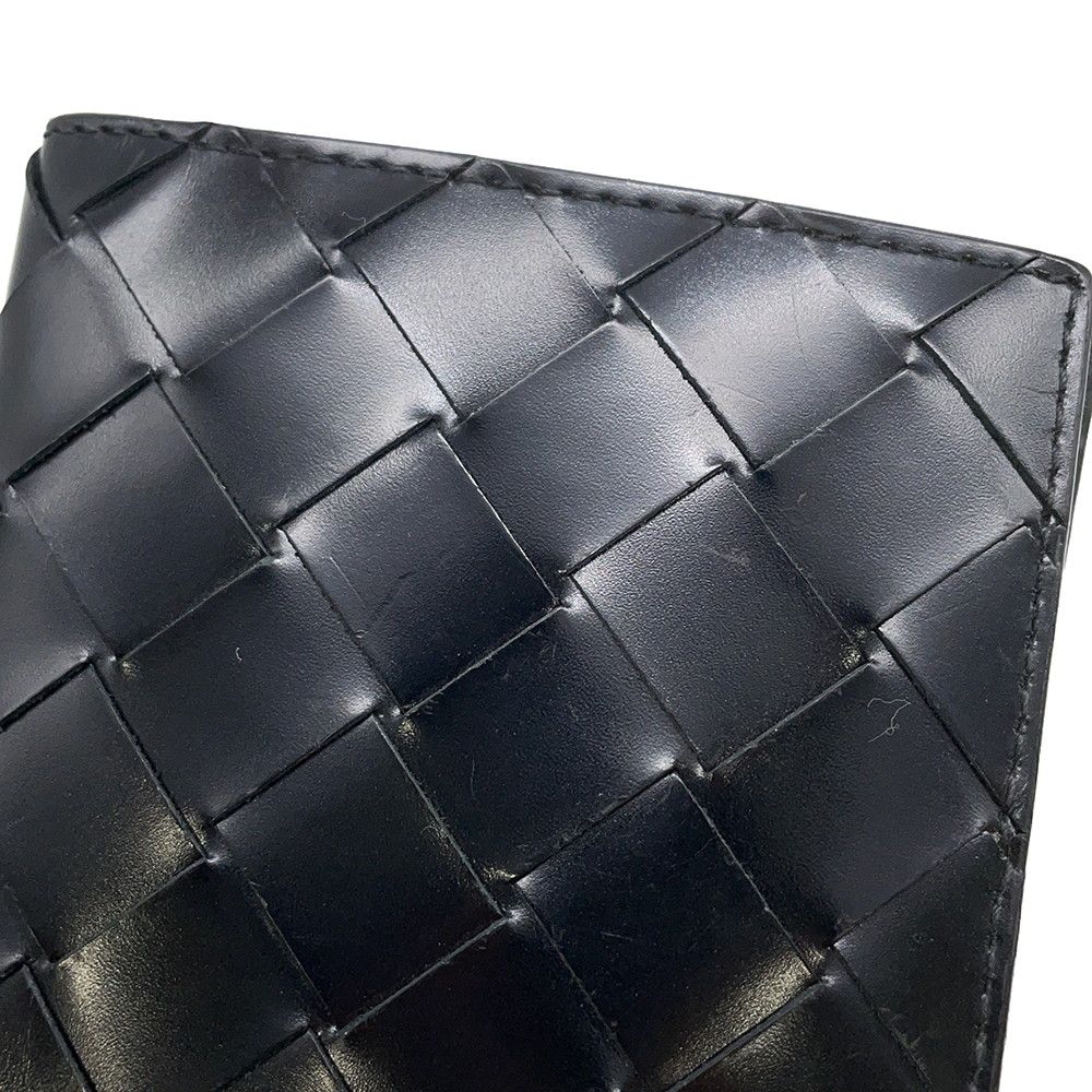 Bottega Veneta Wallet Intrecciato Leather Black — view 8