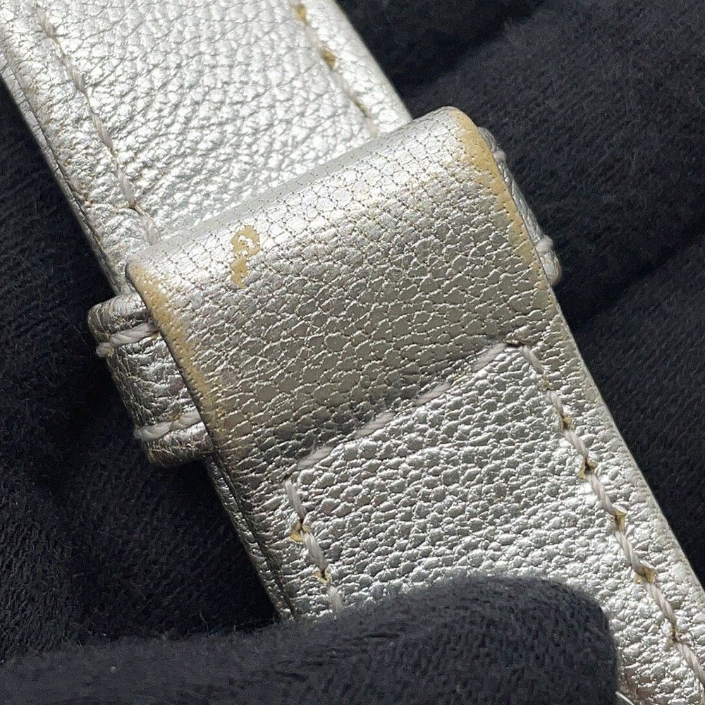 Chanel Chain Shoulder Bag Boy 25 CC Logo Bicolor Leather Black — view 9