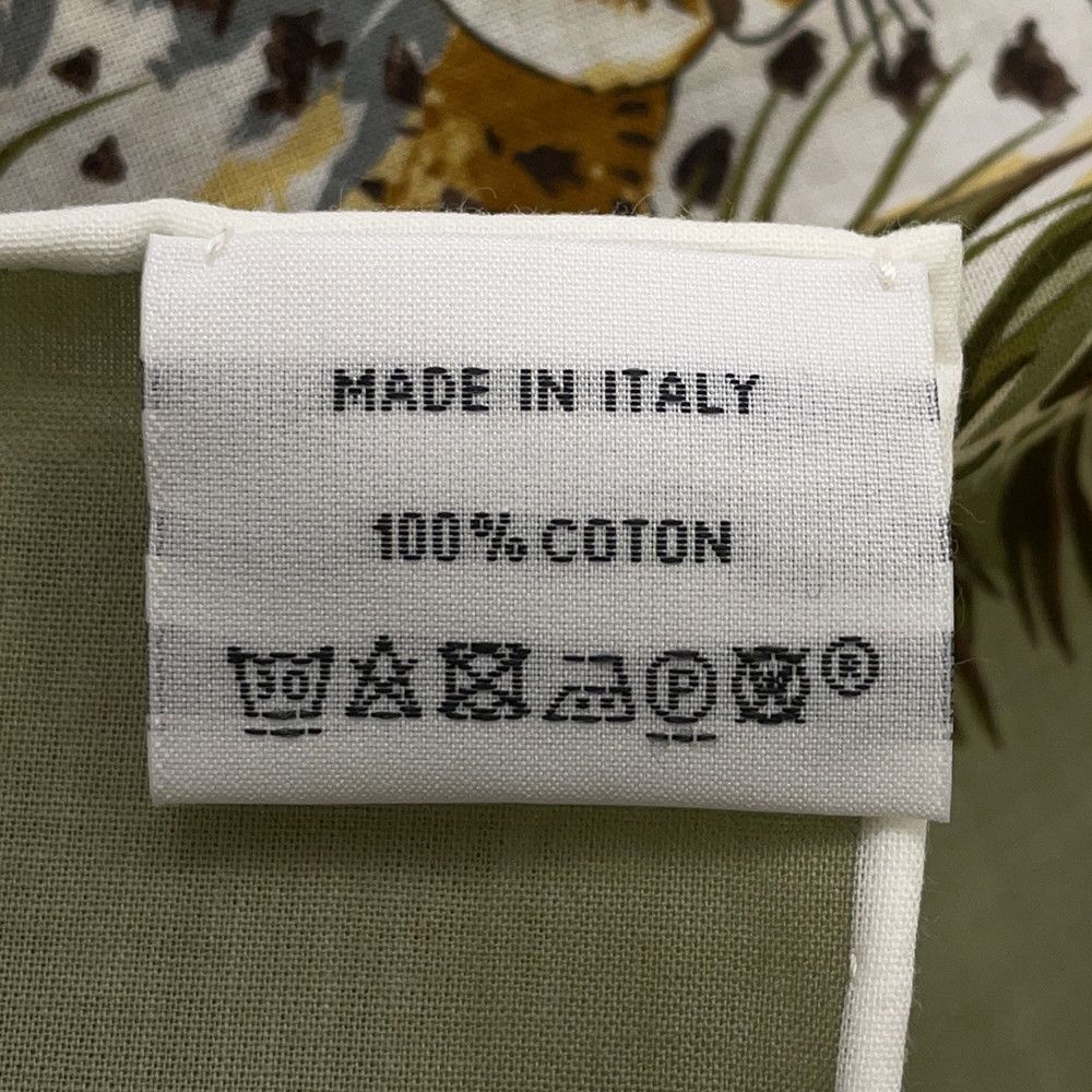 Hermes Scarf Carre 80 Cheetah Guepards Cotton — view 5