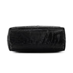 Saint Laurent Paris Tote Logo Silk Tech Canvas Black — view 3