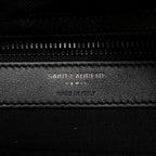 Saint Laurent Paris Belt Bag Logo Silk Tech Canvas Black — view 7