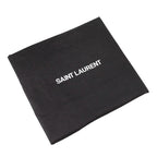 Saint Laurent Paris Belt Bag Logo Silk Tech Canvas Black — view 8