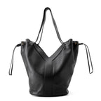 Saint Laurent Paris Tote Hobo Leather Black