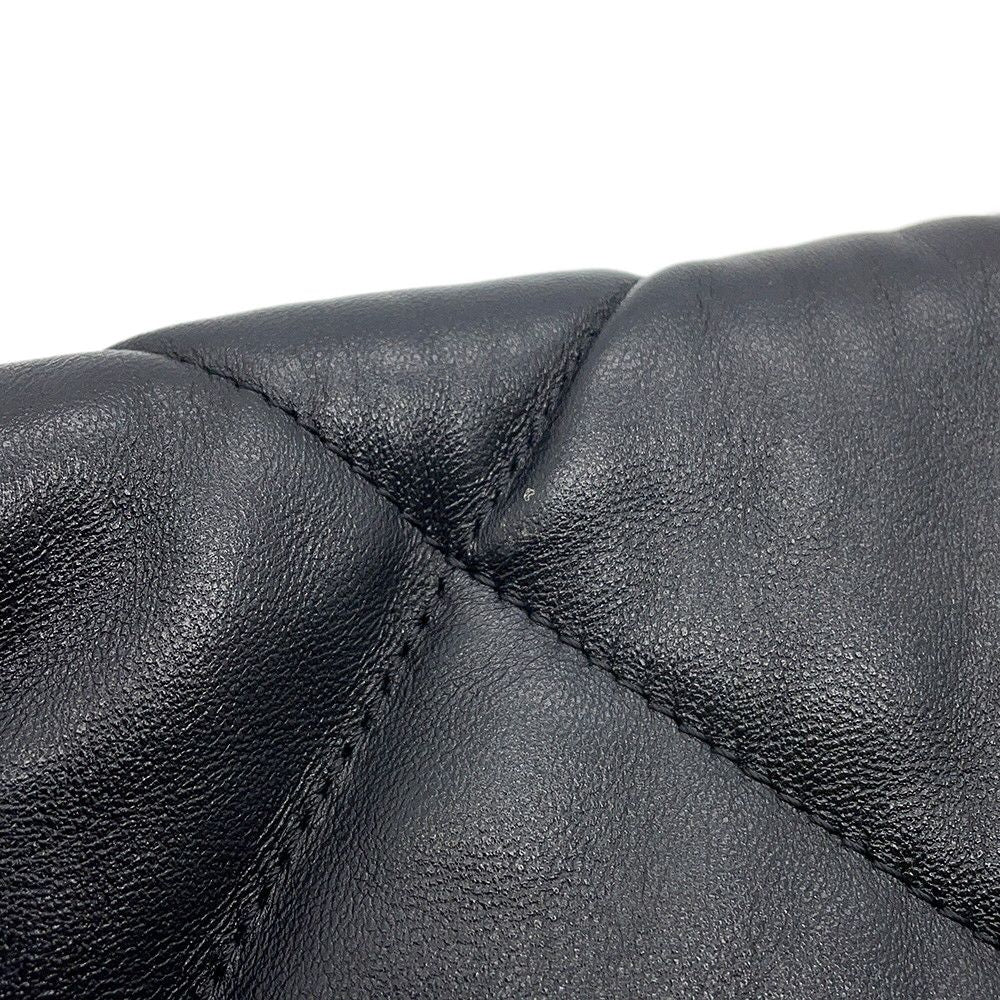 Chanel Chain Shoulder Bag 19 Large Lambskin 2-Way Black — view 7
