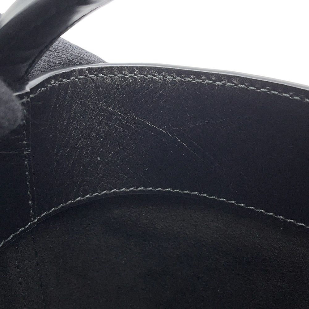 Saint Laurent Paris le 37 Mini Bucket Bag Calf Leather Black 2-Way — view 9