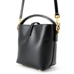 Saint Laurent Paris le 37 Mini Bucket Bag Calf Leather Black 2-Way — view 2