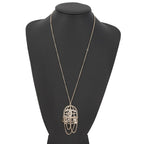 Chanel Necklace Birdcage Logo CC Rhinestone 20 — view 4