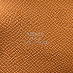 Hermes Shoulder Wallet Nap Tougo Gold Silver Epsom — view 7