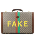 Gucci Suitcase Faux Knot Print GG Supreme Travel