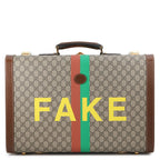 Gucci Suitcase Faux Knot Print GG Supreme Travel