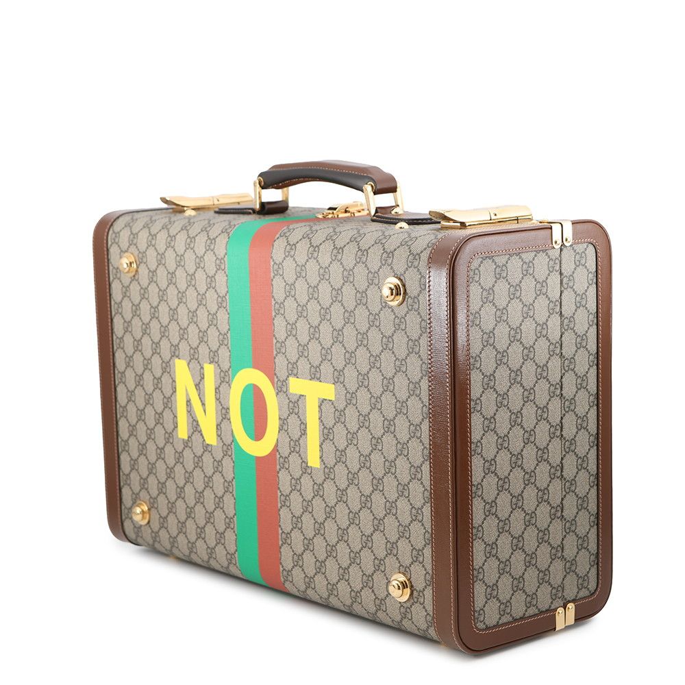 Gucci Suitcase Faux Knot Print GG Supreme Travel — view 2