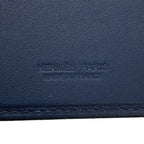 Hermes Card Case Magsafe Eman Shawl Number Blue Navy Multicolor Swift Felt — view 6