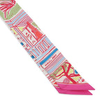 Hermes Scarf Twill Rayures D'ete Silk — view 4