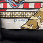 Hermes Scarf Twill Brides and Charm Et Gray Silk — view 6