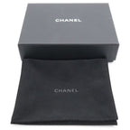 Chanel 19 Trifold Wallet Compact Coin Case Black Red Lambskin Gold — view 6